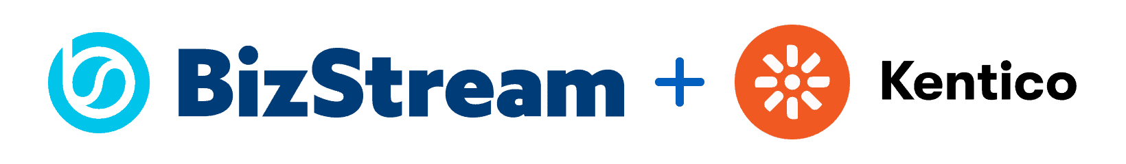 BizStream and Kentico logos