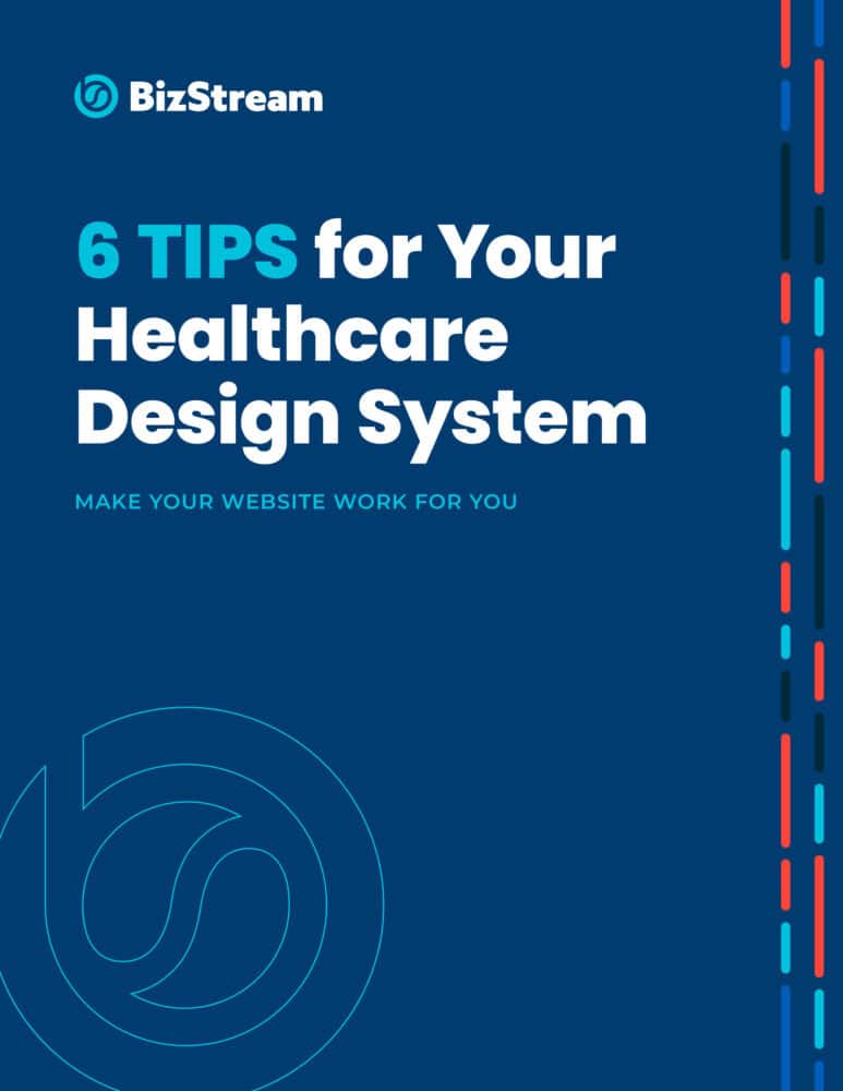 "Six Tips for Your Healthcare Design System" cover