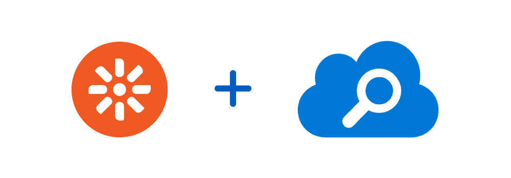 Kentico and Azure logos with a plus sign in between