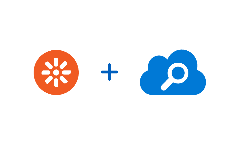 Kentico and Azure logos with a plus sign in between